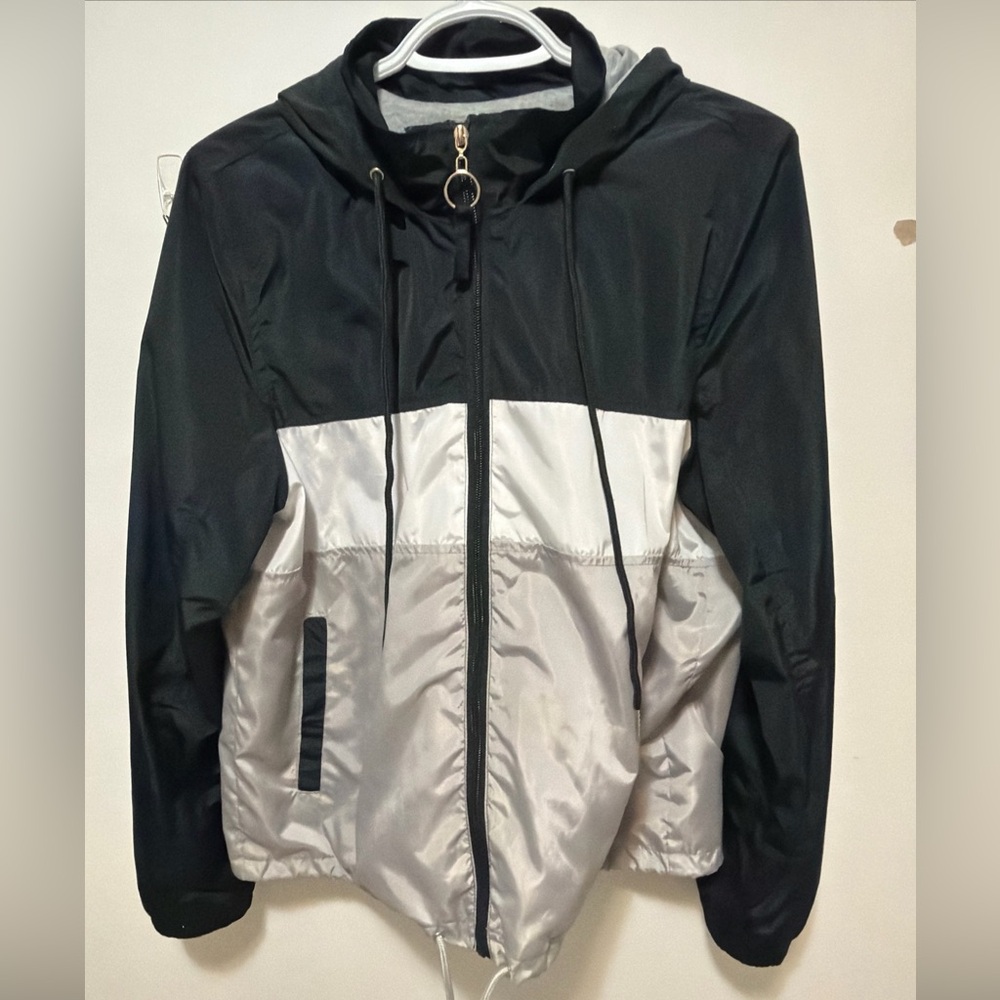 Warehouse Black and White Outerwear Jacket